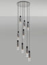 Brooks Slim Round Pendant 9 Light